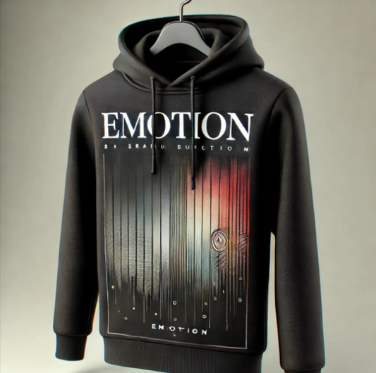 Black  men's hoodie