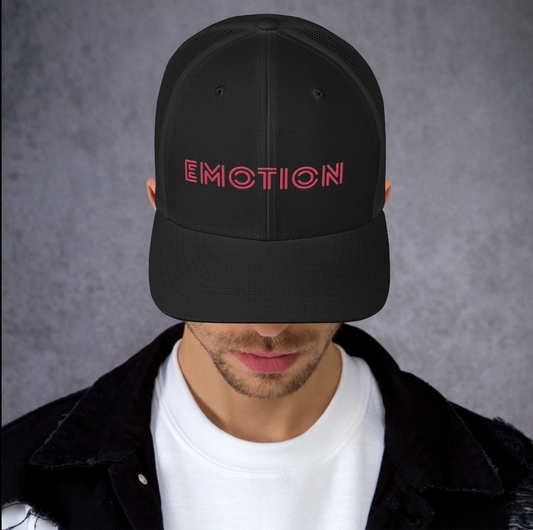 Black EMOTION Embroidered caps – Summer Streetwear for Driven Creators